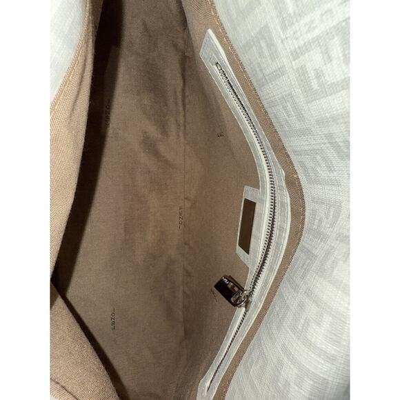 Fendi Zucchino Spalmati Forever Mama Baguette White - Picture 2 of 9